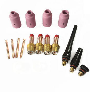 58 pieces tig welding torches parts kits