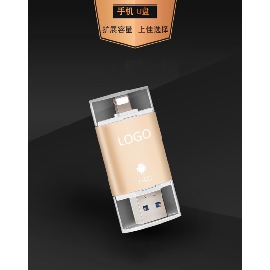 Card Reader Compatible iPhone/OTG Android/Computer