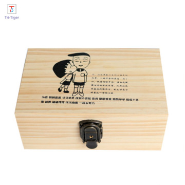 Professional cheap storage treasure wooden box with lid
