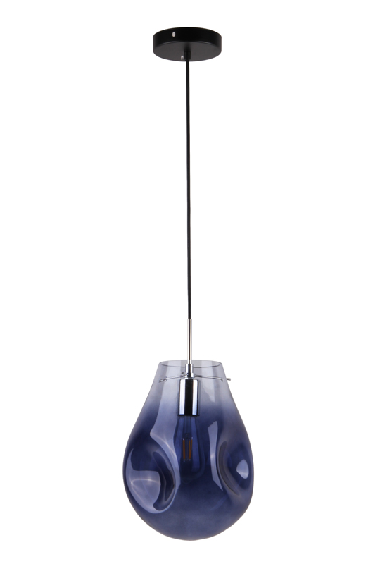Glass Lamp Blue