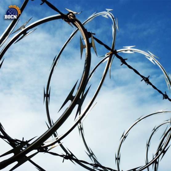 razor barbed wire for security fence