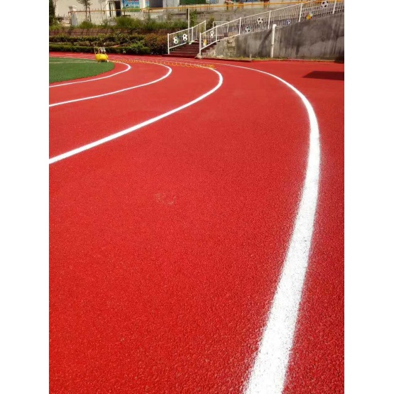 Anti-yellowing PU Courts Sports Surface Flooring Athletic Running Track