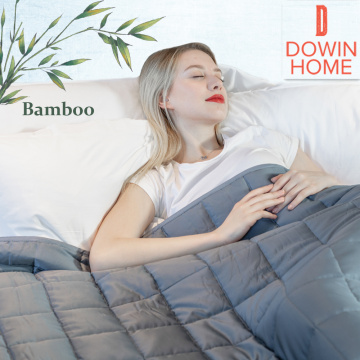 Bamboo Weighted Blanket Adult With Glass Beads