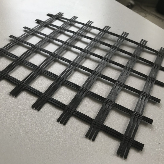 Warp Kintted Polyester Uniaxial Geogrid