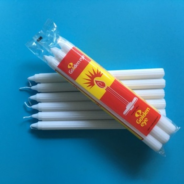 30-35Gram White Fluted Candle Exporter