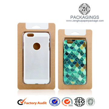 Promotional kraft paper cell phone case box packaging