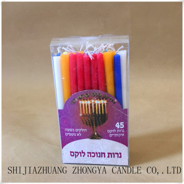 High quality Chanukah candles with lead-free wicks