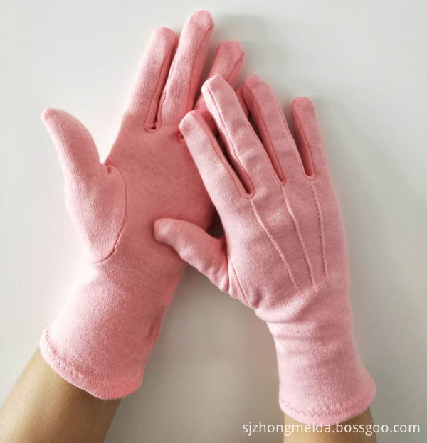 Pink Parade Glove With 3 Line