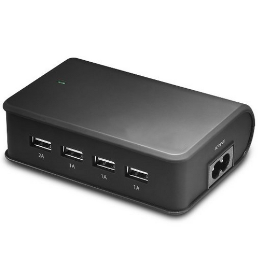 Universal Travel Charger 4-Port USB Charging Station