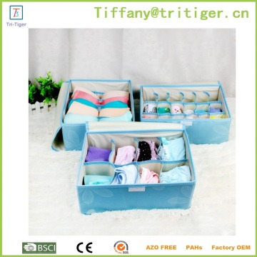 underwear folding storage box bra socks underwear organizer non woven