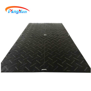 tough durable HDPE construction road mat