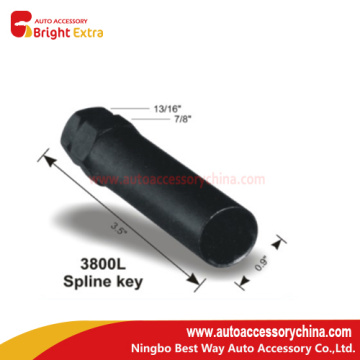 Black Spline Key for Wheel Lock
