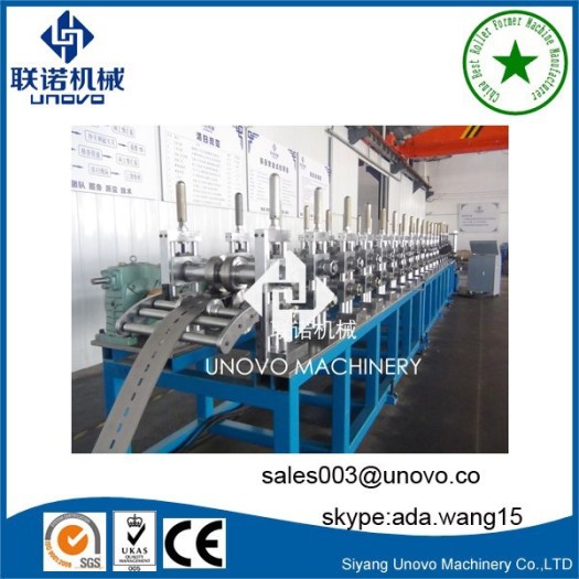 auto 41*41c shaped slotted strut channel forming machine