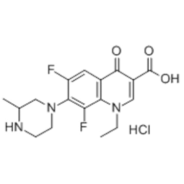 3-Quinolinecarboxylicacid, 1-ethyl-6,8-difluoro-1,4-dihydro-7-(3-methyl-1-piperazinyl)-4-oxo- CAS 98079-51-7