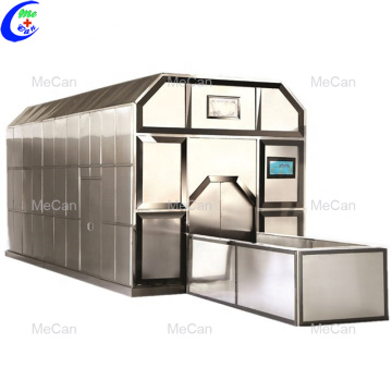 Natural gas cremation machine system