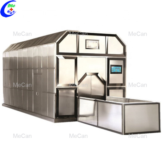 Stainless steel fuel or gas cremation machine