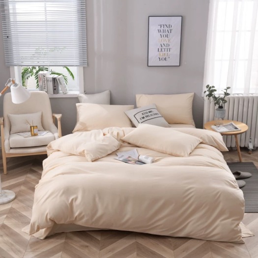 Softness Solid Color Bed Sheet Flat Sheet
