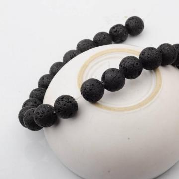 14MM Loose natural Lava stone Round Beads for Making jewelry