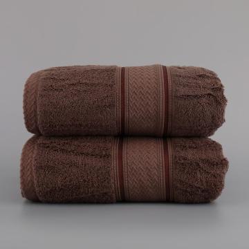 100% cotton towel for hotel with satin edge