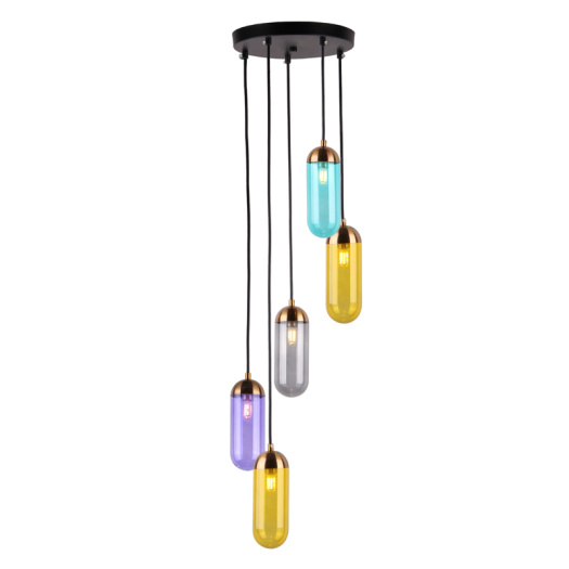 Modern Style Glass Pendant Lamp with multi lights