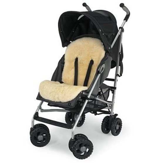 Baby sheepskin stroller liners