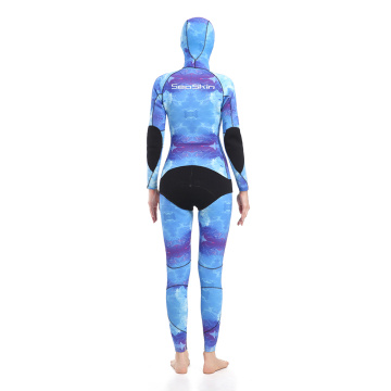 Seaskin Blue Water Camo Spearfishing Wetsuits for Women