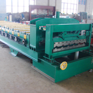 Color steel Arc glass roof tile roll forming machine