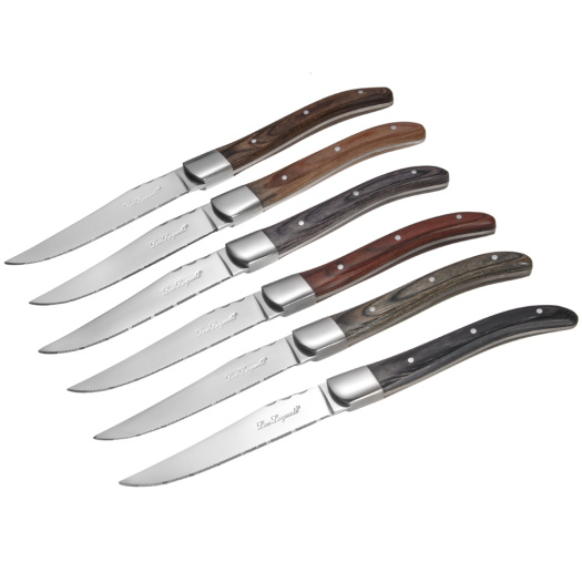 Garwin steak knife with customized color for handle