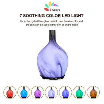 Colored Glass Diffuser Essential Oil Aromatherapy