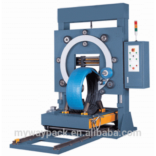 vertical steel wire coil packing machine