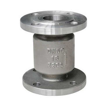 Stainless steel flanged water vertical lift check valve
