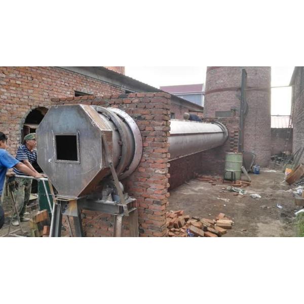 External heat drum type drying furnace