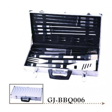 stainless steel barbecue utensil kit