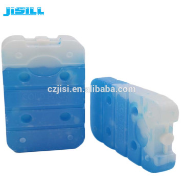 Plastic blue gel ice pack cooling gel box