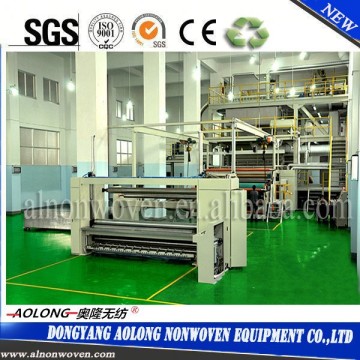 AL-3200SS 3.2m PP spunbonded non woven fabric making machine with double beam