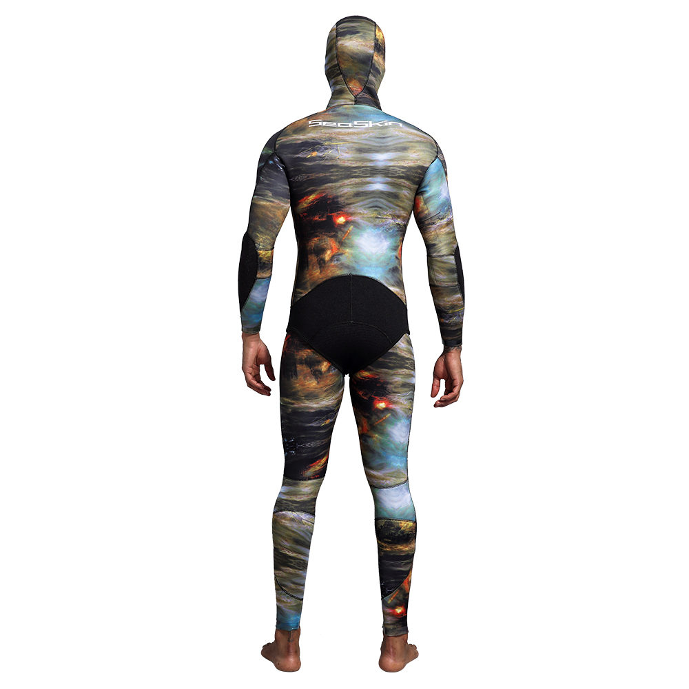Seaskin Two Pieces Camo Spearfishing Wetsuit
