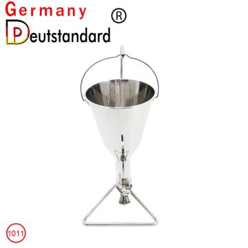 Waffle machine tool stainless steel funnel