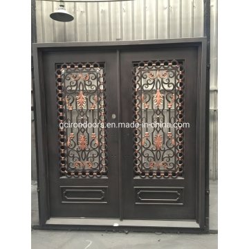 Luxury House Design Wrought Iron Security Door