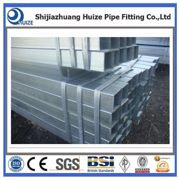 hot dip galvanized square steel pipe