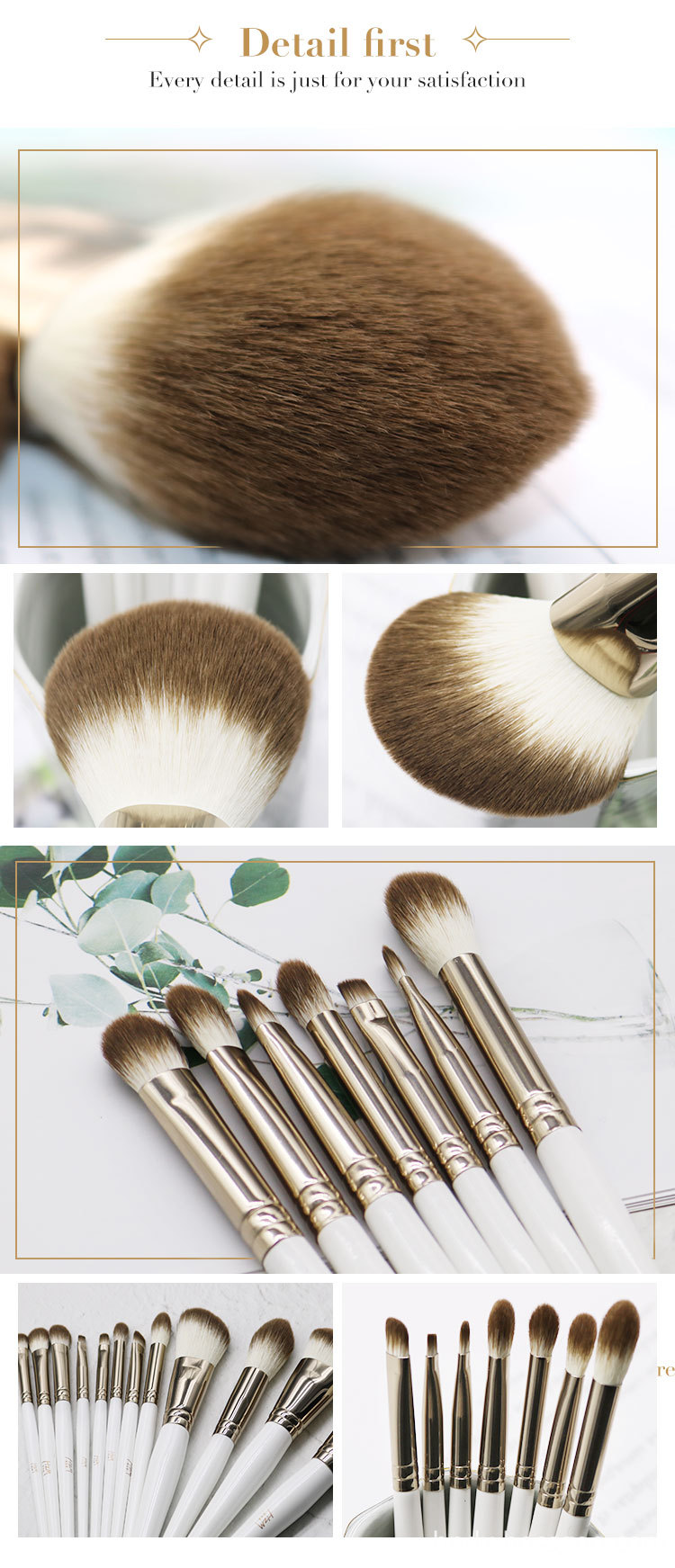 12 Pcs Cosmetics Makeup Brush Set