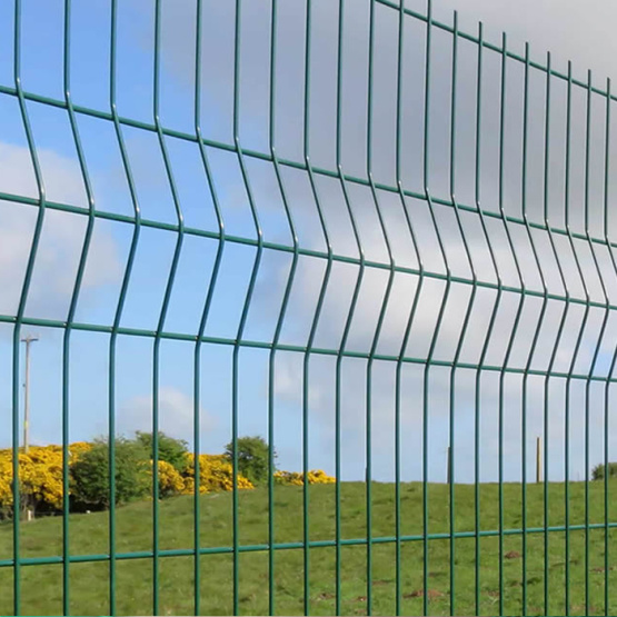 power coated 3d wire mesh fence