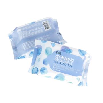 Feminine Facial Makeup Remover Wipes Cleansing Wet Wipes