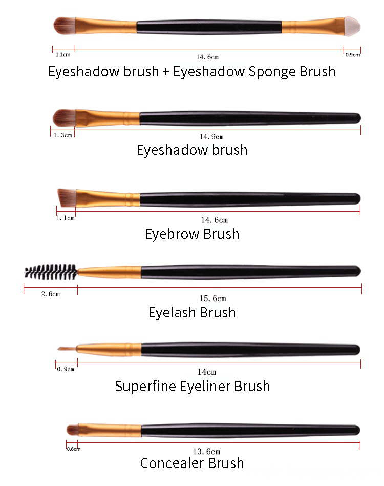 20 Piece Makeup Brush Set