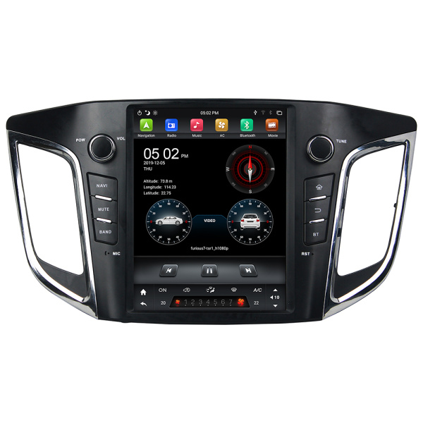 Tesla Style Android 9 ix25 multimedia Car radio