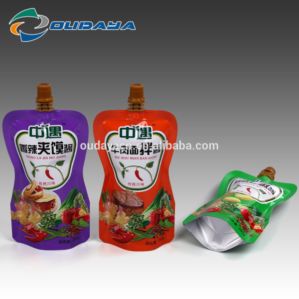 Liquid Sauce Pouch Liquid Spout Packaging Pouch
