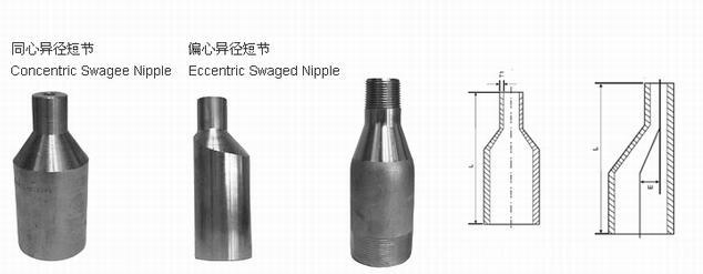 Class 3000 Con Swage Nipple threaded A105
