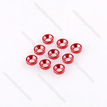 M3 Red Color Aluminum Countersunk Washer for drones