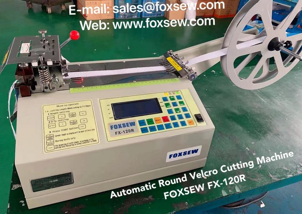Automatic Round Velcro Cutting Machine Fx 120r 2