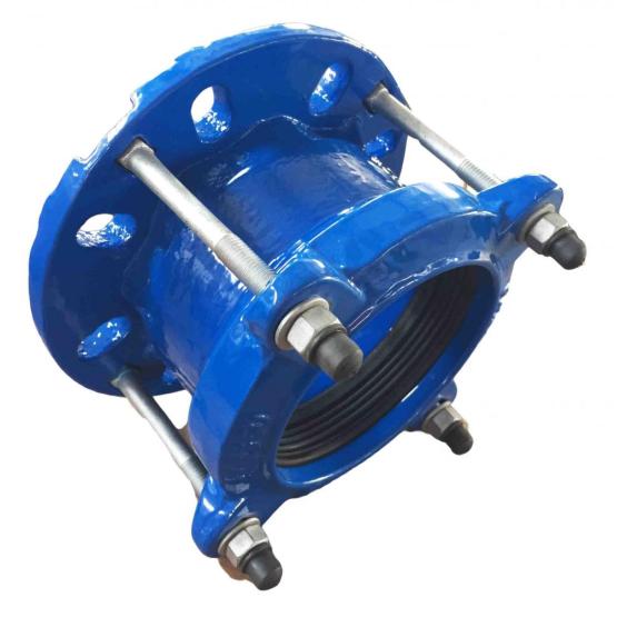 Wide tollerance cast flange adaptor