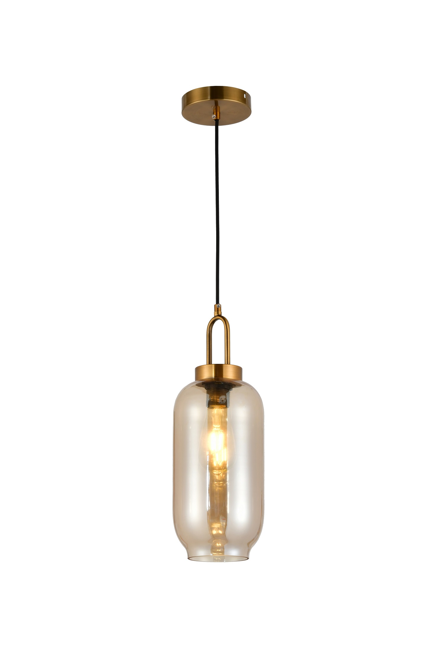 Glass pendant lamp